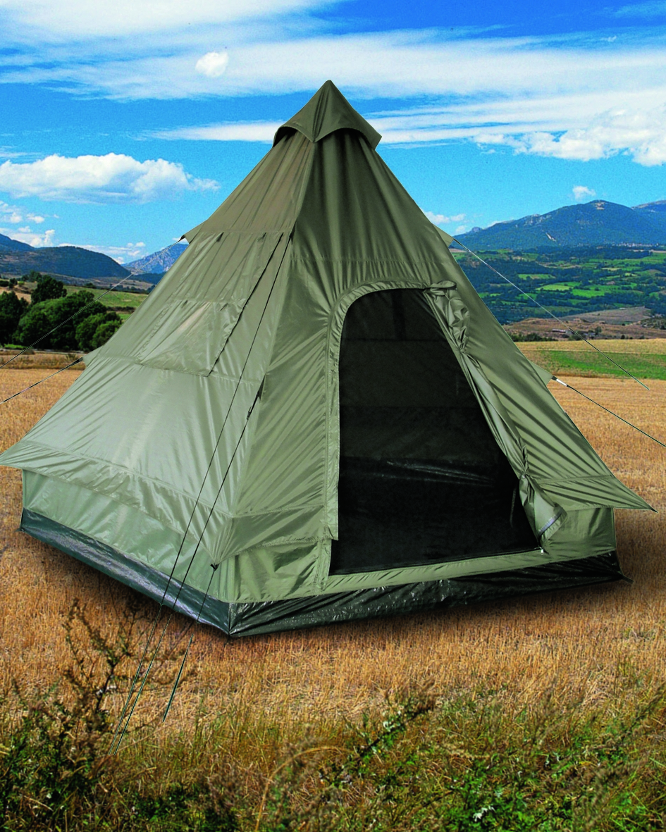 Mil-Tec Pyramidenzelt Tipi Oliv